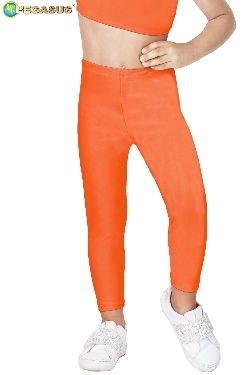 LEGGINS DANZA LYCRA ARANCIONE BABY